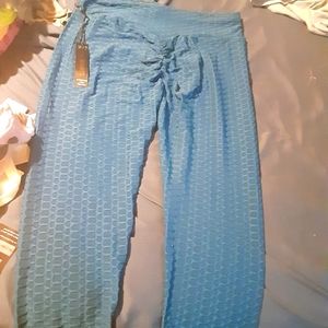 COPY - Teal blue tik tok leggings